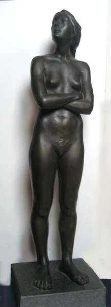 Pause: one third life size, bronze